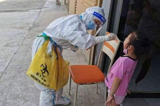 驰援泗县抗疫日记:青春挥洒汗水 热血共克时艰