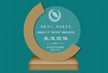 安徽省红十字“呵护光明”健康扶贫项目先进团体