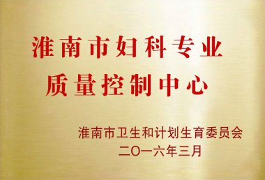 淮南市妇科专业质量控制中心