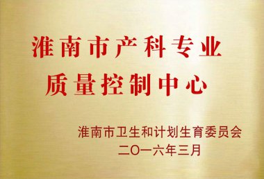 淮南市产科专业质量控制中心